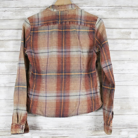 BDG Urban Ourfitters Plaid Flannel sz Sm *Flawed* - Picture 5 of 5